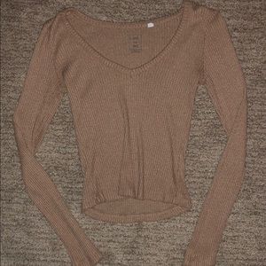 Long Sleeved Crop Top